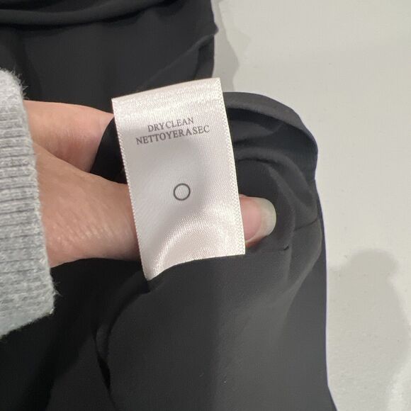 ALC Dress Women 2 Black Ruffle Asymmetrical Clarence Party LBS Classic - Picture 9 of 10